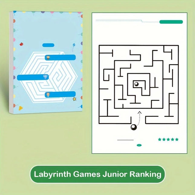 Montessori Maze Game Book, Concentration Training Maze Game, Early Development Toys Book