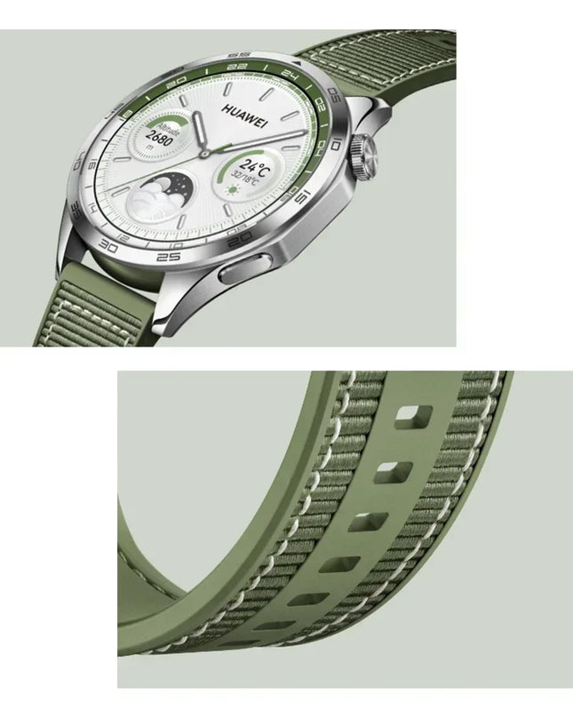 22mm Woven Braid Belt Official Strap For Huawei Watch GT4 band Wristband for Huawei Watch4 GT3 Pro Bracelet Watchband