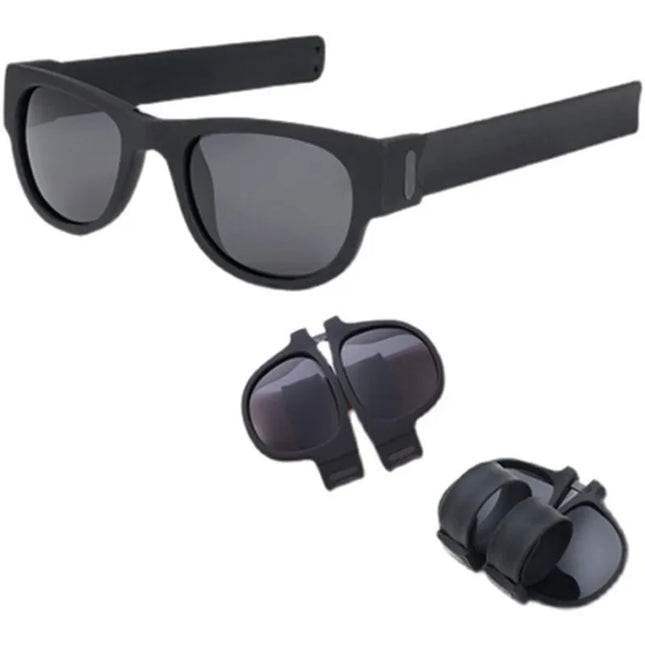 New Folding Snap Ring Riding Sunglasses Sunglasses Sunglasses for Men Sunglasses Folding Bracelet SunGlasses UV400