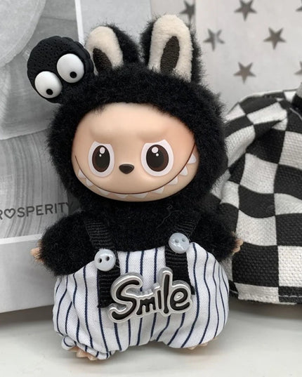 New For Mini Labubu 4.0 The Monsters Pin for Love Series Spring in the Wild Animal Jumpsuit Set For Labubu Doll Accessories Gift