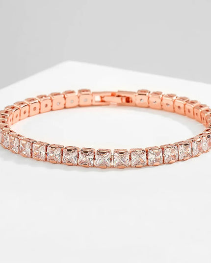 Real 3MM D VVS Moissanite Tennis Bracelet Passes Diamond Sparkling Test Solid S925 Jewelry Wedding Women Gift