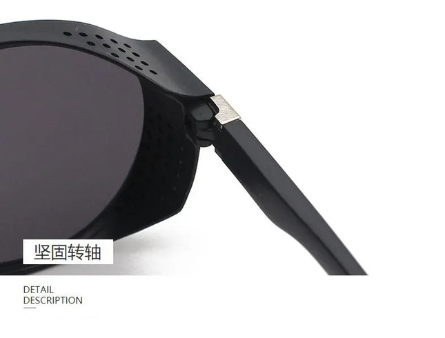 Classic Gothic Steampunk Style Sunglasses Men Women Brand Designer Retro Round Colorful Lens Vintage Sun Glasses UV400