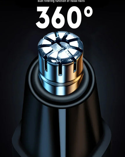 2 In 1 Electric Portable Ear And Nose Hair Trimmer Clipper 2024 Professional Painless Portable Eyebrow For Men