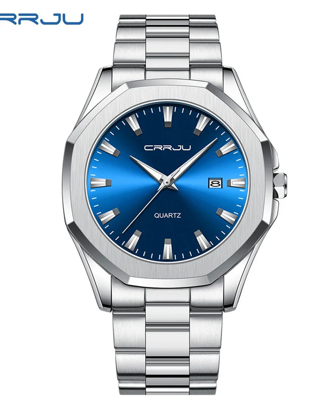 Watches for Men Classic with Date Business Dress Luxury Waterproof Luminous Mens Wrist Watch Analog Stainless Steel Men Watch