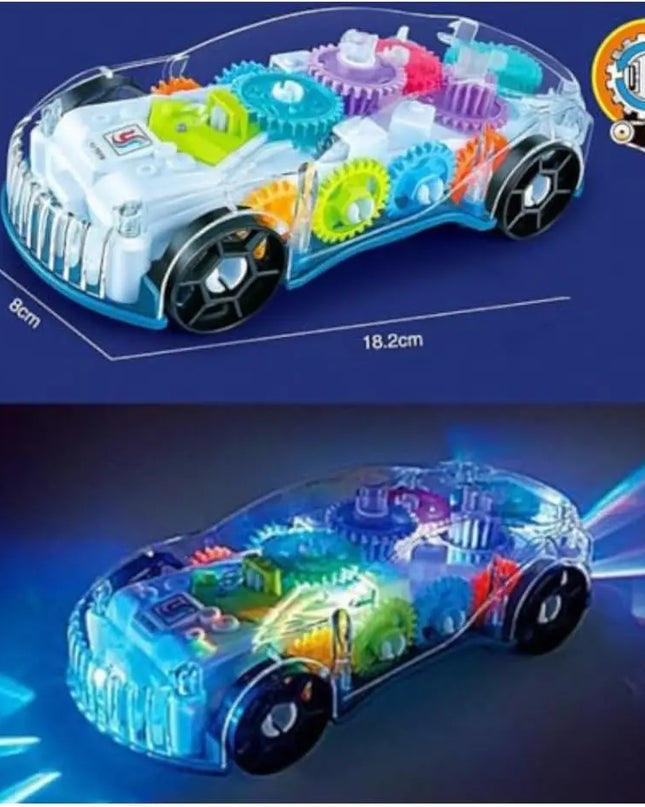 Baby toys Toddler Police Car Electric Vehicle Toy Auto Driving Transparent Gears Music Lights Cars Toys for Kids Boys