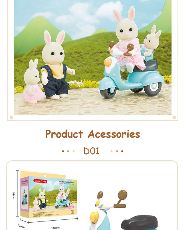 Toys Doll 1:12 Forest Family Montessori Kitchen Compatible Miniature Dollhouse Kitchen Accessories Furniture Pretend Play Gifts