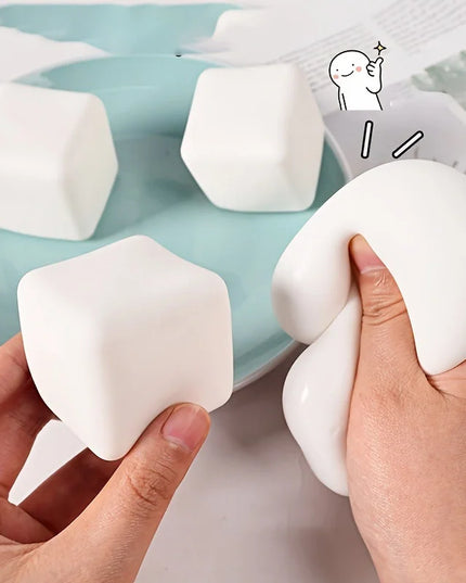 1Pc Shaping Tofu Soft Pinch Slow Rebound Squeeze Toy for Kids Adult Pop Fidget Toys Children Sensory Entertainment Games Gifts