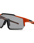 Orange-black lens