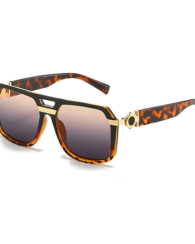 2025 Sunglasses for Women Fashionable Square Frame Glasses with Golden Decorative Legs and Exquisite Design for Women Glasses