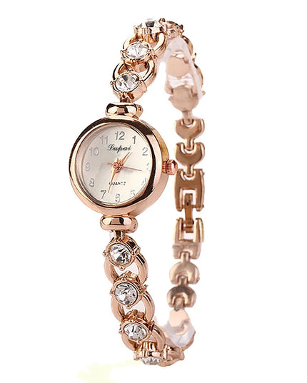 Women Watches 2024 Luxury Brands Stainless Steel Crystal Bracelet Wrist Watch Fashion Ladies Dress Reloj Mujer Montre Femme
