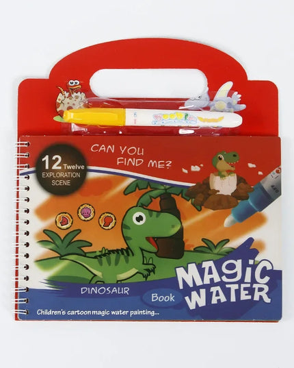Magic Water Drawing Book - Reusable Montessori Toddler Toy, Mess-Free Painting for Early Education