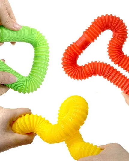 8 16 24 32 Pcs Pop Tubes Sensory Toys UrChoice Fine Motor Skills & Learning for Toddlers Fidget Toys and Party Favors for Kids