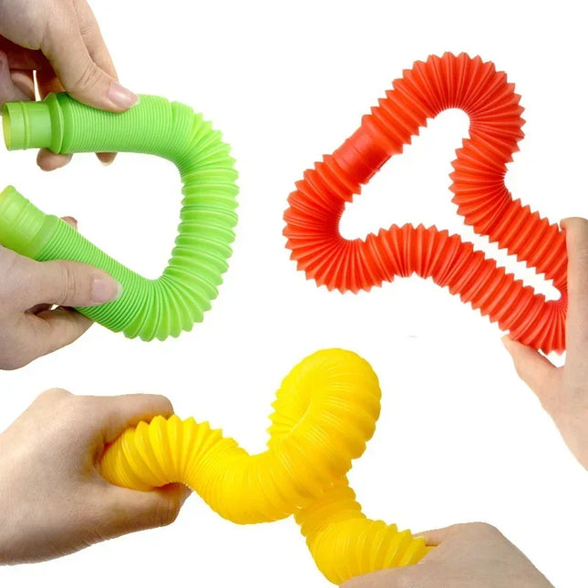 8 16 24 32 Pcs Pop Tubes Sensory Toys UrChoice Fine Motor Skills & Learning for Toddlers Fidget Toys and Party Favors for Kids