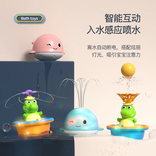 Baby Children's bath toys Water play toys Boys Girls bathing fun Electric water play artifact  Fun shower toy