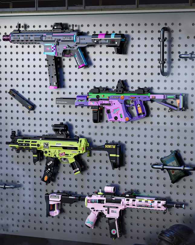 Cool Toy Guns Building Blocks Models Gun Military Weapon Simulated Shooting Plastic Mini Bricks Assembly Toys Boys Gifts