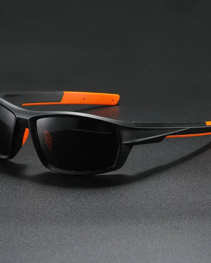 New Sunglasses for Men Sport Polarized Square Frame Camouflage Sun Glasses Driving Fishing Cycling Skiing Sun Eyewear UV400