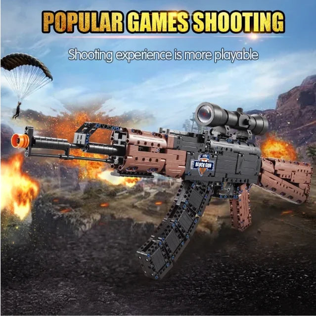 high power lens Cada City Police Military Weapon Sniper Rifle series Building Blocks WW2 For Assault Rifle Bricks Toys Kids Gift