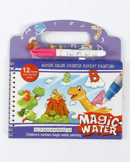 Magic Water Drawing Book - Reusable Montessori Toddler Toy, Mess-Free Painting for Early Education