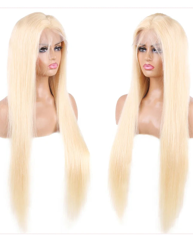 613 Blonde 360 Full Lace Wig Human Hair Pre Plucked Hd 13x4 13x6 Lace Front Wig Blonde Brazilian Straight Frontal Wigs For Women