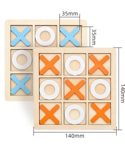 Montessori Wooden Toy Mini Chess Play Game Interaction Puzzle Training Brain Learing Early Educational Toys For Children Kids