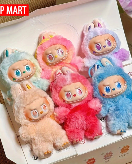 Labubu original doll - Macaron color - It's the perfect gift for children, family and friends.