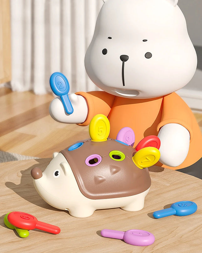 Montessori Hedgehog Toys Baby Concentration Training Education Toys Fine Motor Sensory Educational Toy for Kids Birthday Gifts