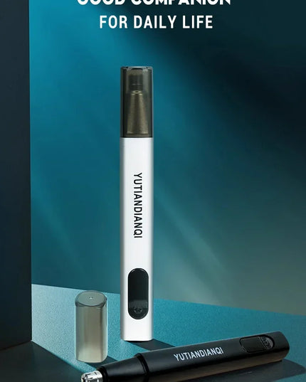 2 In 1 Electric Portable Ear And Nose Hair Trimmer Clipper 2024 Professional Painless Portable Eyebrow For Men