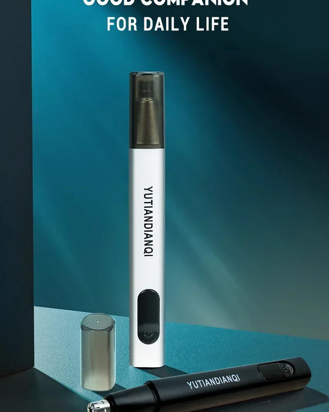 2 In 1 Electric Portable Ear And Nose Hair Trimmer Clipper 2024 Professional Painless Portable Eyebrow For Men