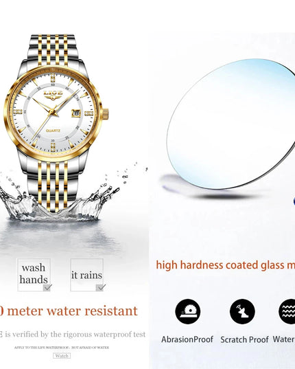 LIGE New Waterproof Watches Women Fashion Women's Bracelet Watch Top Brand Luxury Date Quartz Watch for Women Relogio Feminino