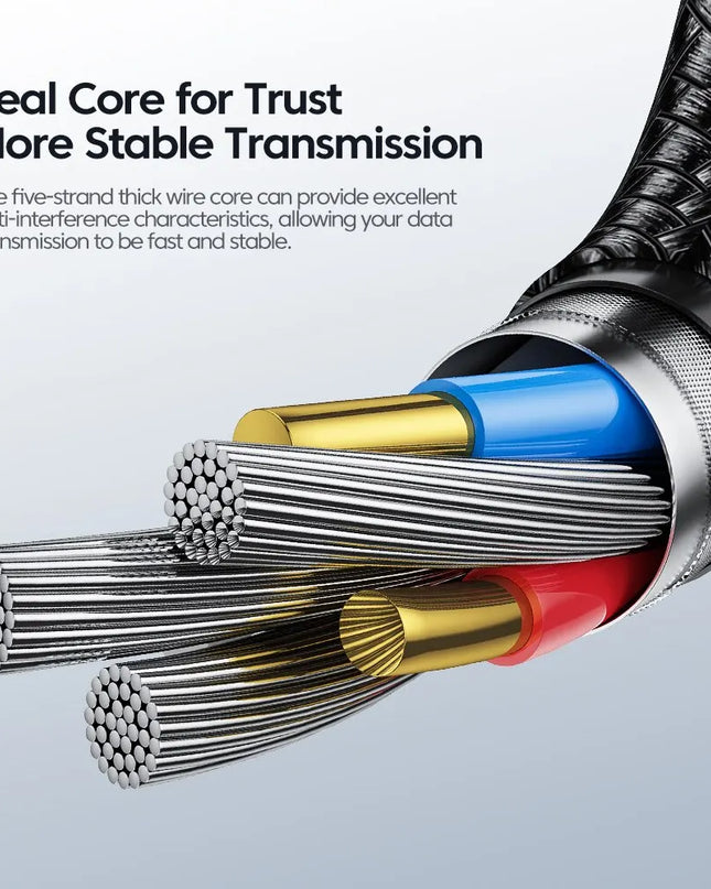 Toocki USB Type C Cable Fast Charging USB C Charger Cord For iPhone 15 14 13 12 11 Huawei P40 P30 Realme Oppo Oneplus Samsung