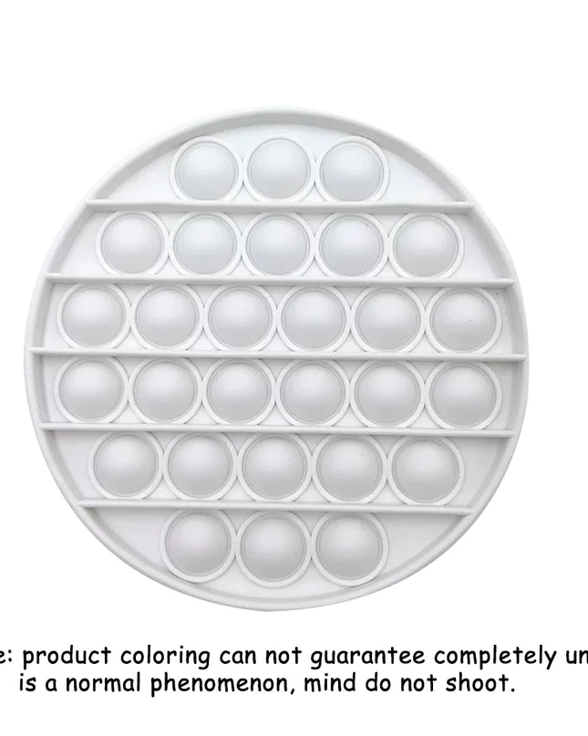 Push Pop Bubble Fidget Sensory Toy Stress Relief Toys Pack for Kids Adults Rainbow Anti-Anxiety Tools Office Stress Relief Toys