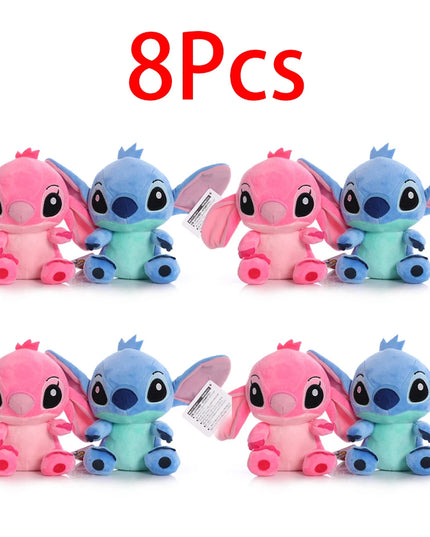 20cm Stitch Stuffed Plush Models Cartoon Stuffed Plush Dolls Anime Plush Baby Toys Kawaii Kids Birthday Gift