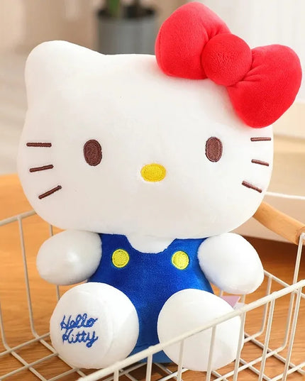 Hello Kitty Anime Hello Kitty Stuffed Toys Plushier Soft Pillow Birthday Gifts For Girls Kawaii Hello Kitty Plush Dolls