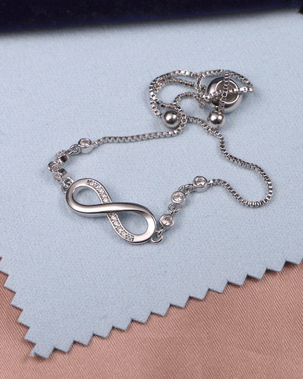 Bracelet Original 925 Silver Lucky Symbol Zircon Bracelet Luxury Jewelry For Woman Romantic Valentine's Day Jewelry Gifts