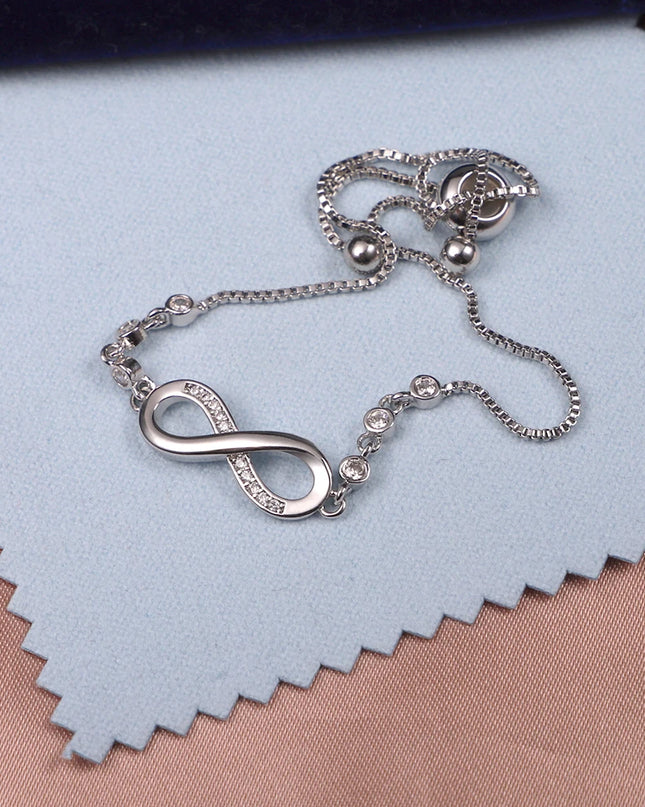 Bracelet Original 925 Silver Lucky Symbol Zircon Bracelet Luxury Jewelry For Woman Romantic Valentine's Day Jewelry Gifts