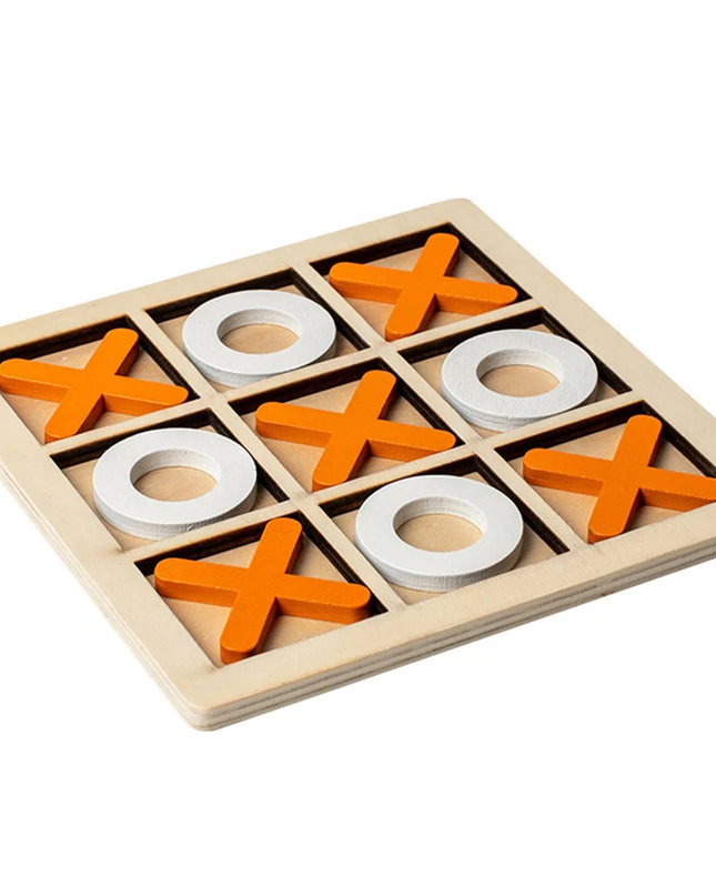 Montessori Play Game Wooden Toy Mini Chess Interaction Puzzle Training Brain Learing Early Educational Toys For Children Kids