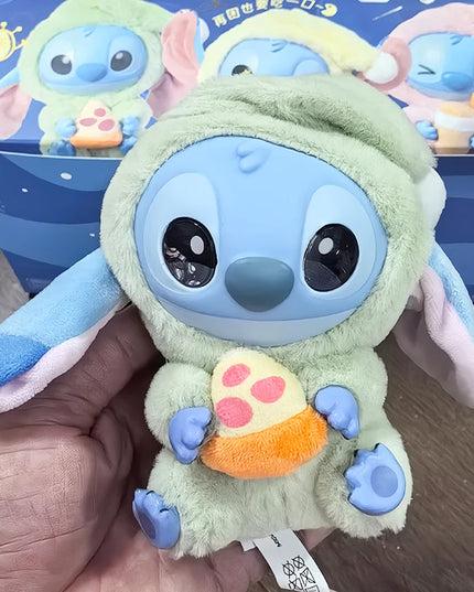 2025hot Stitch Eat Something Before Sleep Series Blind Box Plush Vinyl Toys Cute Doll Labu V3 Mystery Box Bag Pendant Decor Gift