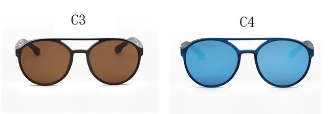 Classic Gothic Steampunk Style Sunglasses Men Women Brand Designer Retro Round Colorful Lens Vintage Sun Glasses UV400