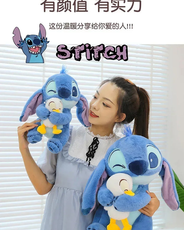 30/45cm  Stitch Plush Toy - Cute Lilo & Stitch Doll,Kawaii Donald Duck Stuffed Animal,Soft Birthday Gift for Kids Children