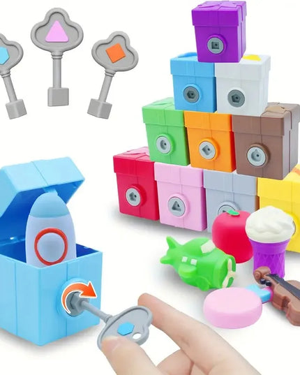 Toddler Learning Toys Montessori Train Set with Farm Animals Counting Sorting Toys Fine Motor Finger Puppets Games For Gifts