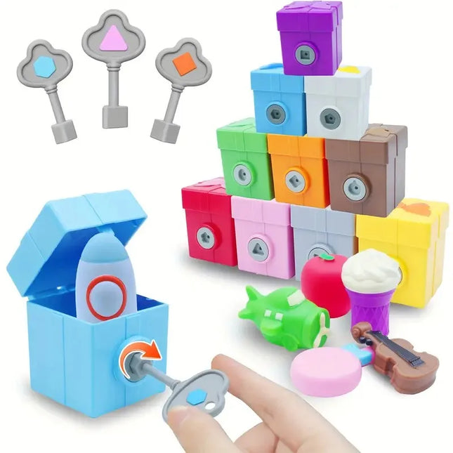 Toddler Learning Toys Montessori Train Set with Farm Animals Counting Sorting Toys Fine Motor Finger Puppets Games For Gifts