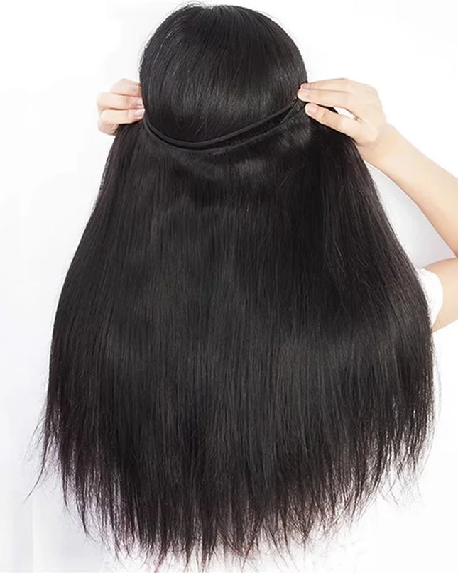 Straight Brazilian Human Hair Bundles 100% Remy Hair Extensions 1/3/4 PCS Natural Black Brazilian Hair Weave Bundles 14-30 Inch