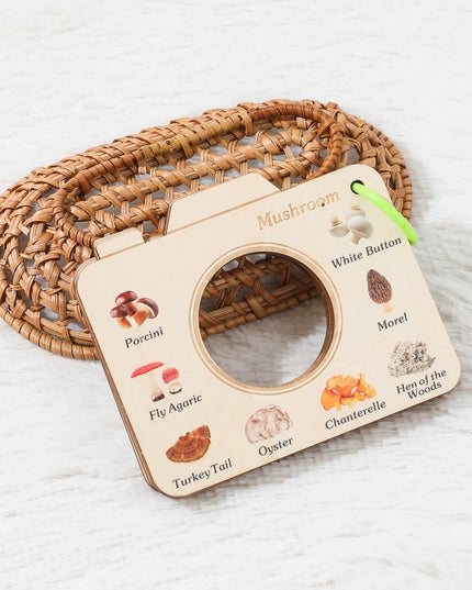 Montessori Wood Book Toys Educational Toys Outdoor Animals Plants Cognitive Puzzle Toys for Kids Wooden 0 12 Months Baby Toys