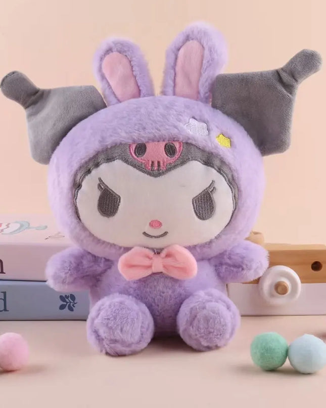 New 25CM Sanrio Plush Doll Toys kawaii Hello Kitty Kuromi Melody Cinnamoroll Soft Stuffed Plushie Toy Anime Toy Gift For Kids