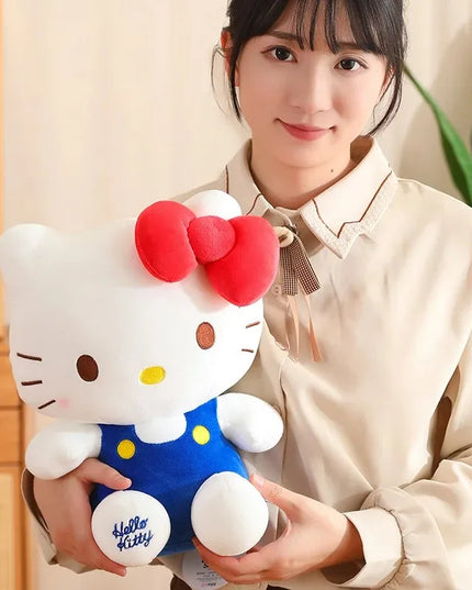 Hello Kitty Anime Hello Kitty Stuffed Toys Plushier Soft Pillow Birthday Gifts For Girls Kawaii Hello Kitty Plush Dolls