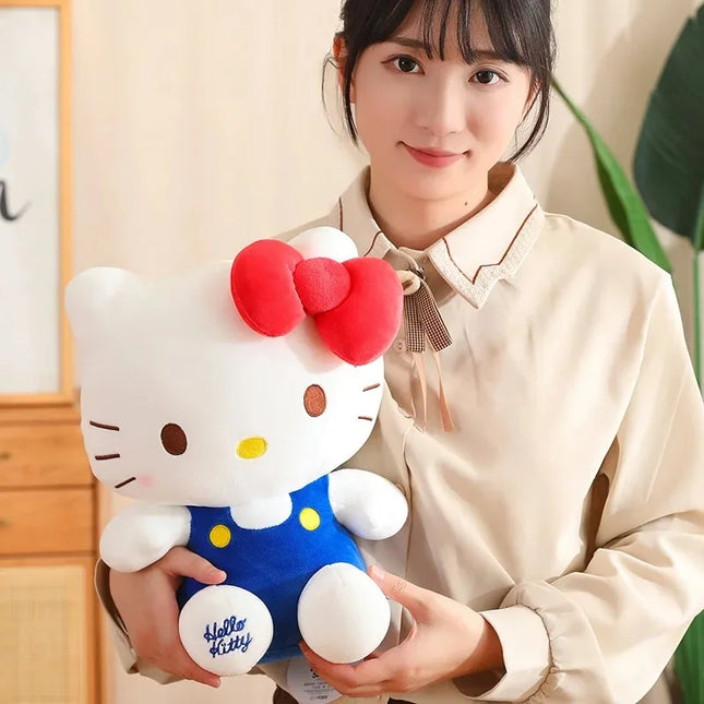Hello Kitty Anime Hello Kitty Stuffed Toys Plushier Soft Pillow Birthday Gifts For Girls Kawaii Hello Kitty Plush Dolls