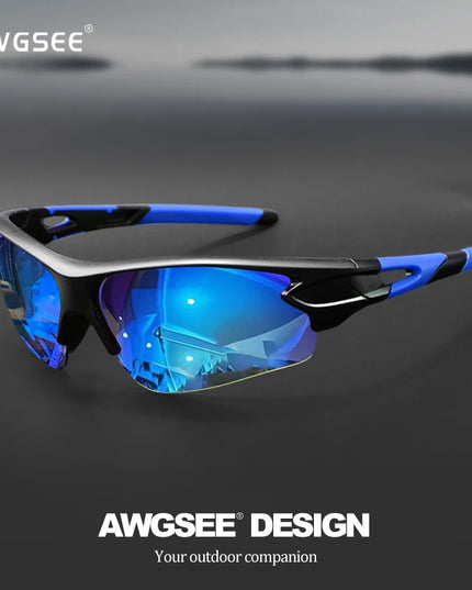 Sports Sunglasses for Men & Women – Semi-Rimless UV400 Protection for Baseball, Running, Fishing, Golf & Driving