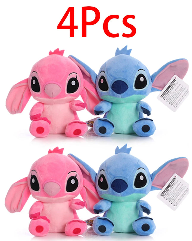 20cm Stitch Stuffed Plush Models Cartoon Stuffed Plush Dolls Anime Plush Baby Toys Kawaii Kids Birthday Gift
