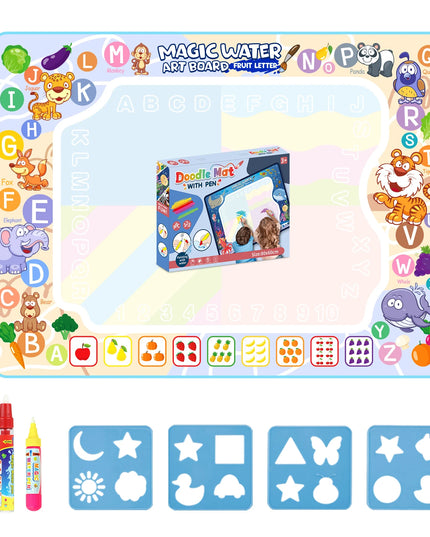 Magic Water Drawing Mat Coloring Doodle Mat with Magic Pens Educational Toys  Painting Board Montessori Toys for Kids Gifts