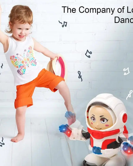 Robot Toys For Kids 360 Spinning Music Dancing Robots With Colorful Lights Toddlers Smart Interactive Electronic Toy Baby
